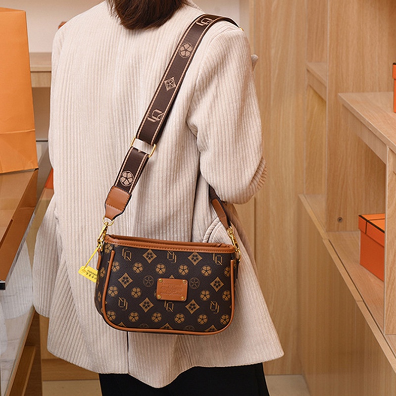 Túi đeo dưới cánh tay Hình Vuông Cỡ Nhỏ Phong Cách retro Thời Trang Cho Nữ