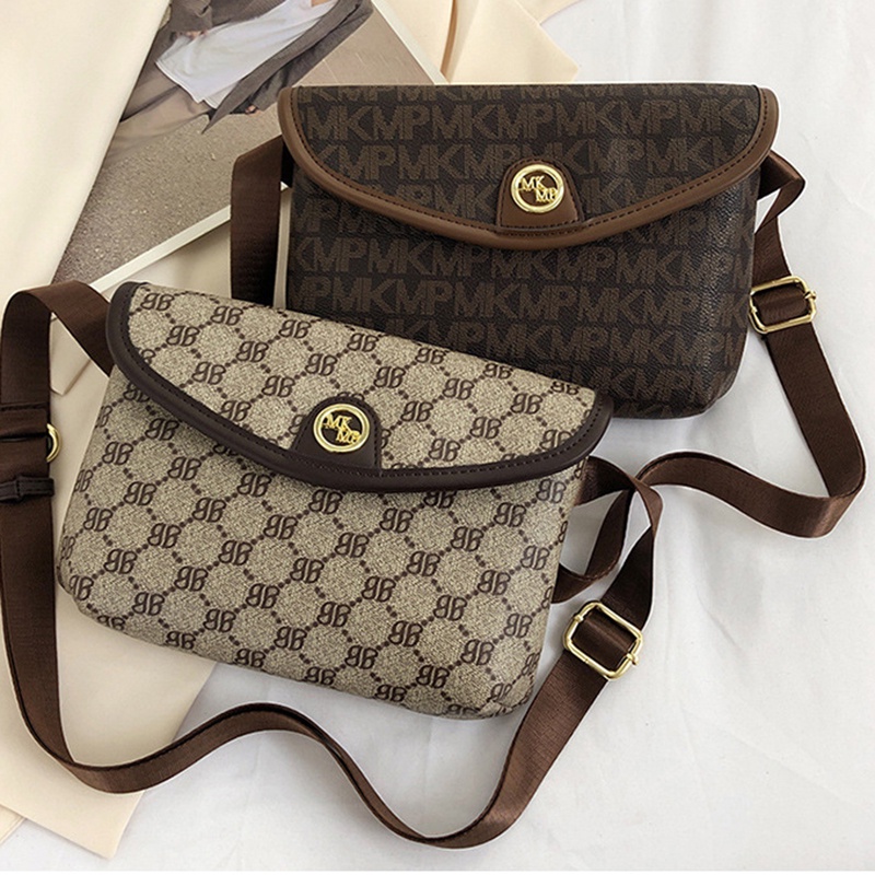 Túi Đeo Chéo Hình Vuông Nhỏ Họa Tiết Hình Học Phong Cách Cổ Điển Thời Trang Cho Nữ