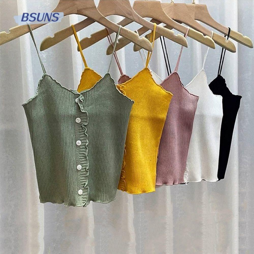 Áo Ngực Màu Sắc Đơn Giản Thoải Mái Phong Cách Hàn Quốc