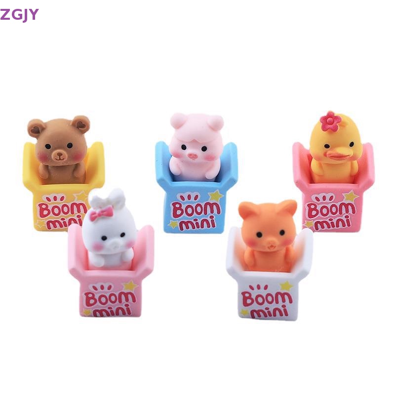 Hộp Đựng Kẹp Tóc / Trang Sức / Điện Thoại Hình Động Vật Hoạt Hình Ba Chiều DIY Mới