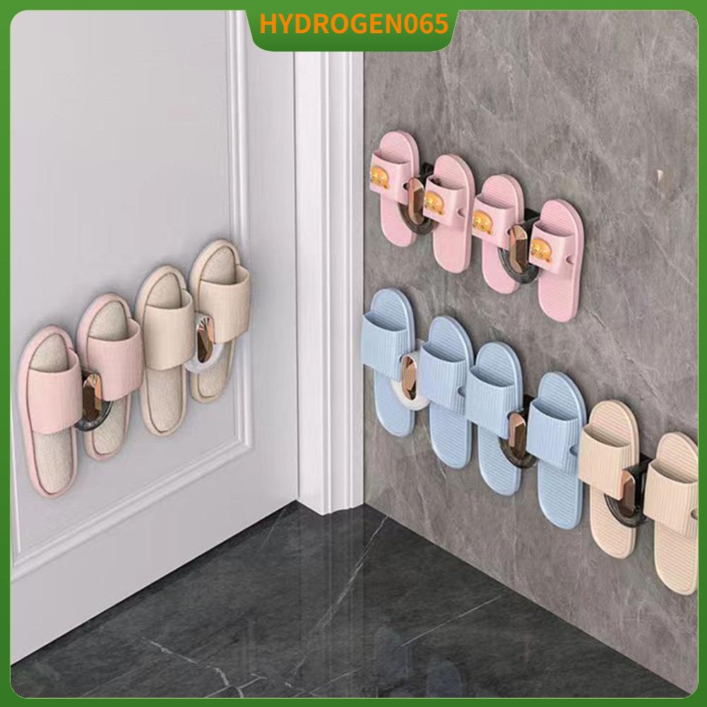Hydrogen065 Dép Móc Treo Tường Khoan Miễn Phí Đa Năng Cho Lối Vào Phòng Tắm Nhà Bếp Ngủ