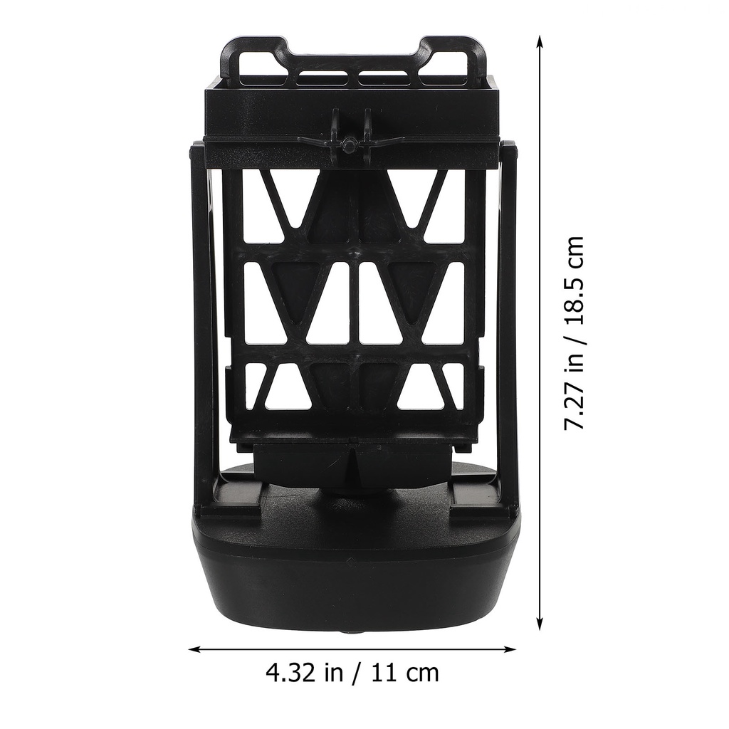 Dụng Cụ Xoay Bằng Nhựa Màu Đen 11x11cm Tự Định Hướng Cho Đồng Hồ Để Bàn
