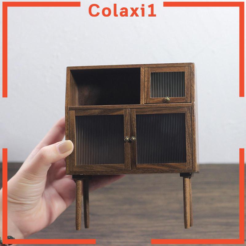 Mô Hình Tủ Chén 1 / 6 1 / 12 Độc Đáo Trang Trí Nhà Búp Bê