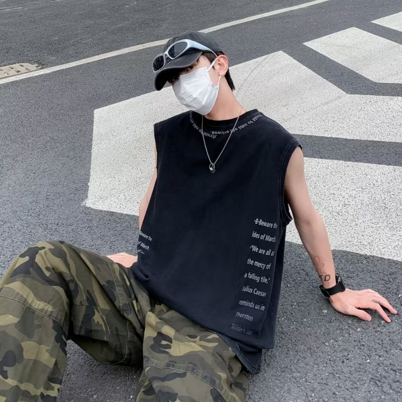 Áo Sát Nách Cổ Tròn Thời Trang Mùa Hè Cho Nam