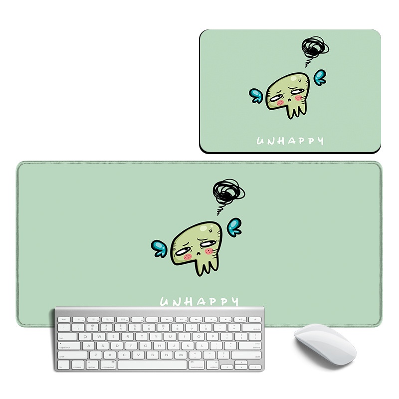 Miếng Lót Chuột Và Bàn Phím Máy Tính Không Trơn Hình Minh Họa Nhỏ Dễ Thương