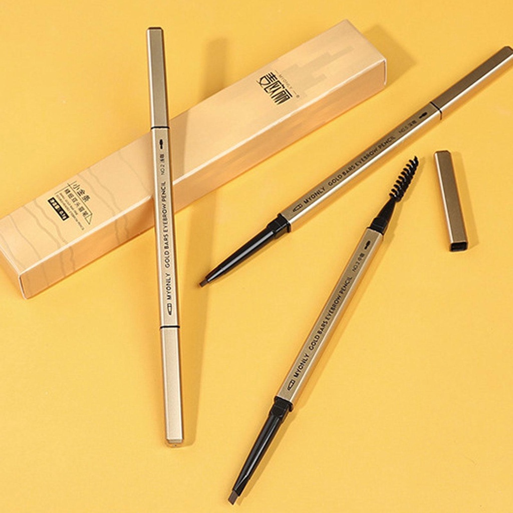 Bút Kẻ Lông Mày Hai Đầu Lâu Trôi Chống Thấm Nước 5 Màu Tùy Chọn A8L0