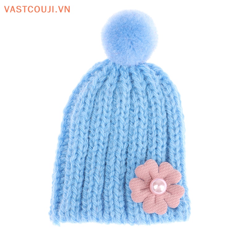1 Mũ beanie Đan Thủ Công Thời Trang Cho Nhà Búp Bê 1: 6