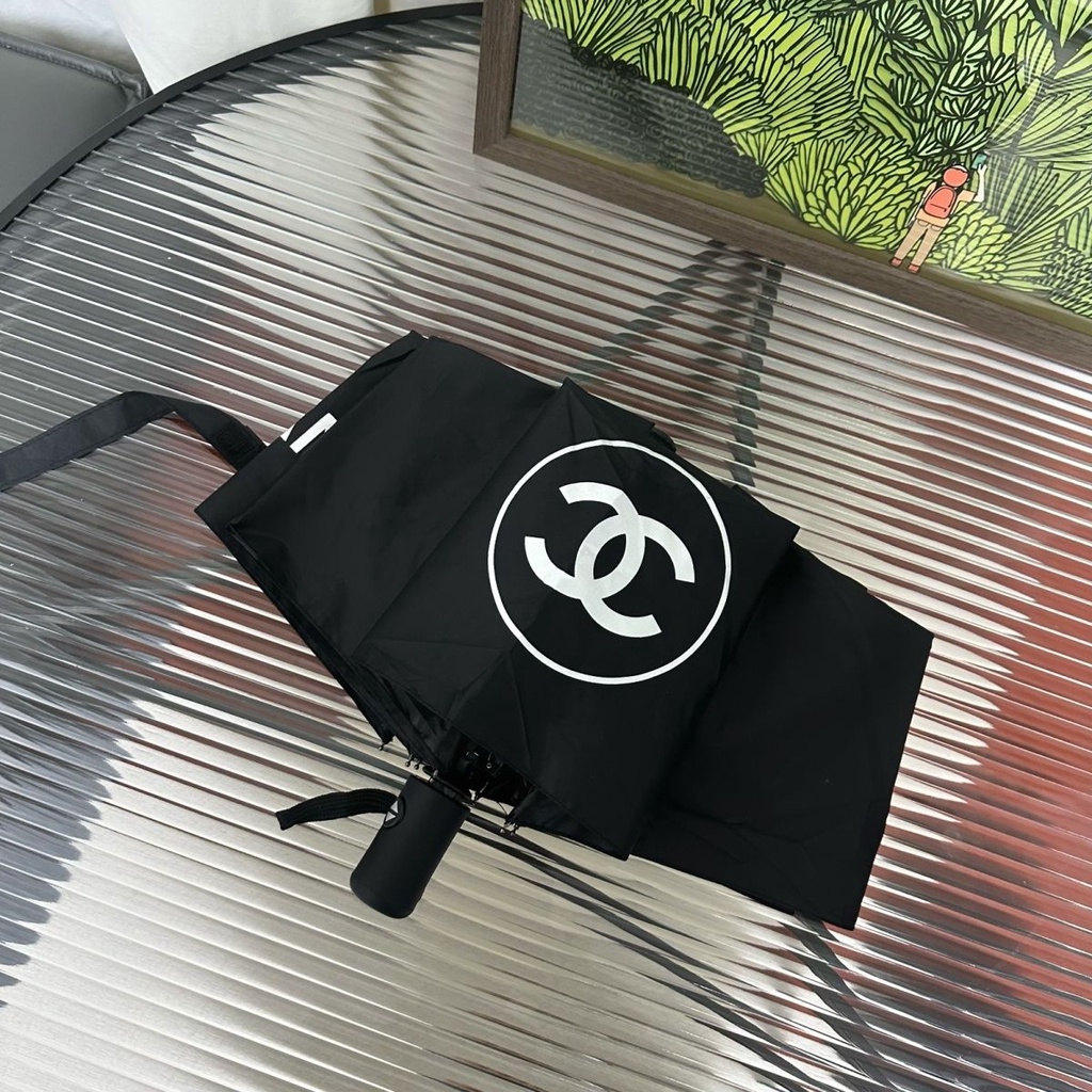 Chan* el_Dù Chống Nắng Dạng Gel Hai Chữ C Màu Trắng Đen Đơn Giản Phong Cách Vintage