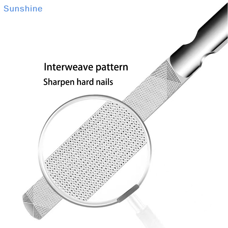 Cây Dũa Móng Hai Mặt Bằng Thép Không Gỉ Tiện Dụng