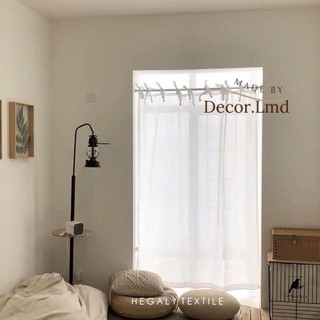 Rèm cửa sổ vải voan dạng dây buộc vintage ,phong cách vintage cao cấp, màn vải treo tường trang trí decor phòng ngủ