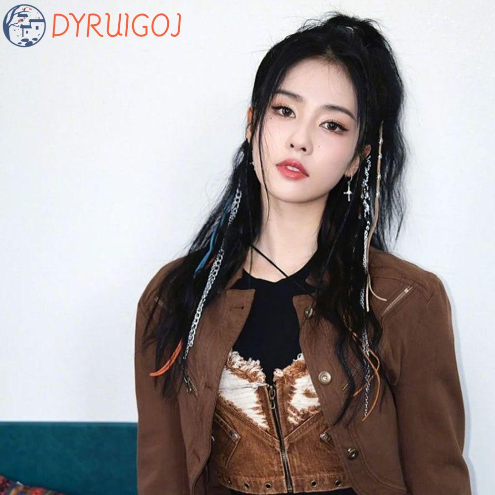 Dây Bện Tóc Y2K Nhiều Màu Sắc Phong Cách Châu Phi