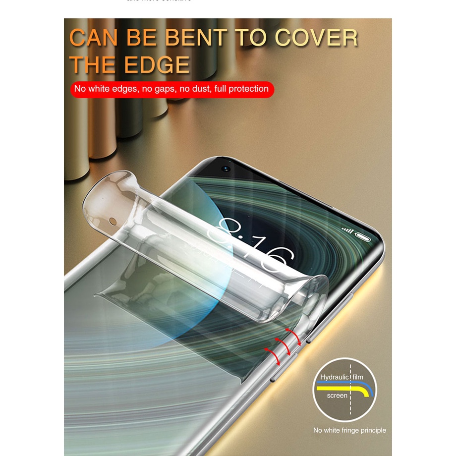 Set 4 Phim Hydrogel Dán Bảo Vệ Màn Hình Cho Xiaomi Mi 12 12X 12S 11 10 Ultra Mi Note 10 Lite 10T 11T Pro