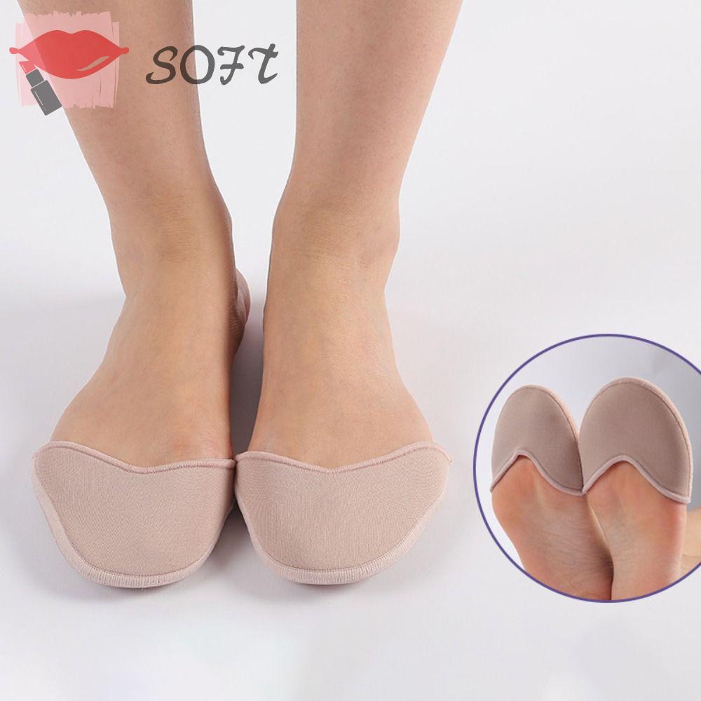 1 Cặp Mũ Múa Ba Lê Mũi Nhọn Mềm Mại Co Giãn