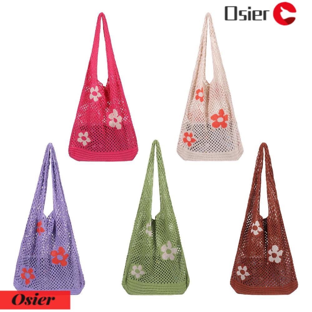 1 Túi Xách Dệt Kim Cỡ Lớn Thời Trang Nữ