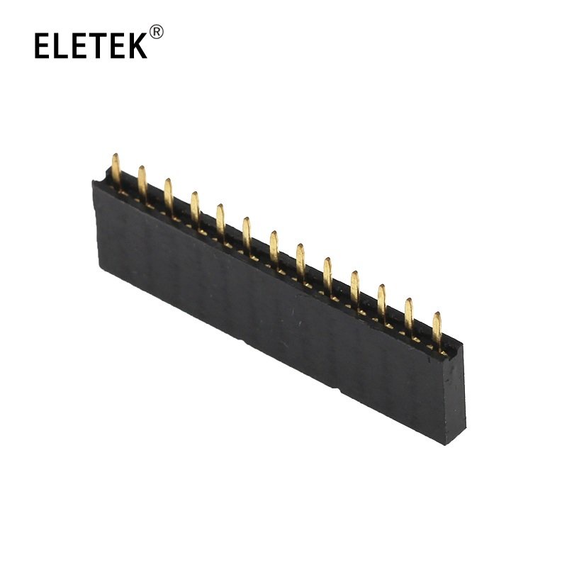 Set 10 Đầu Nối Pin Hàng Đơn Cái 2.54mm 1 * 2P 3P 4P 6P 8P 12P 15P 20P 40P