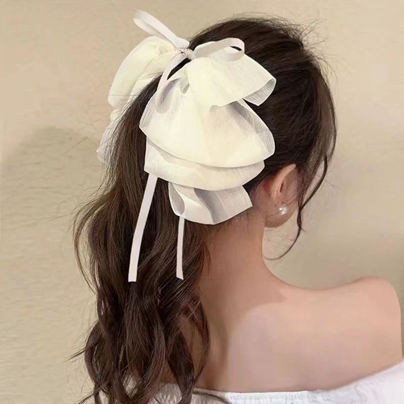 Kẹp Tóc Đính Nơ Ruy Băng Thời Trang Cho Nữ CHLINS