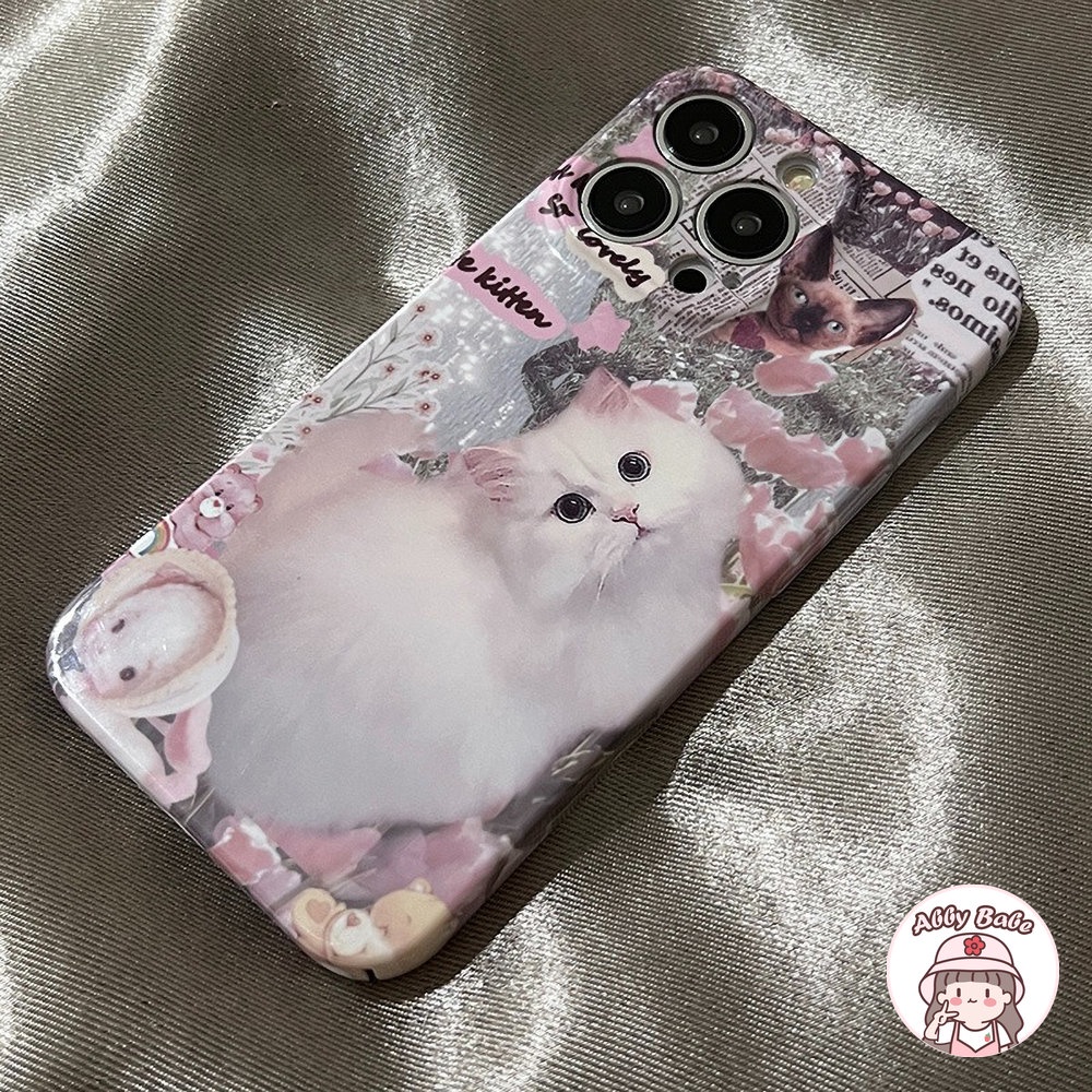 Ốp Điện Thoại TPU Cứng Chống Bụi Bẩn In Hình Mèo Ba Tư Cho IPhone 14 Pro Max 11 12 11 Pro Max XS
