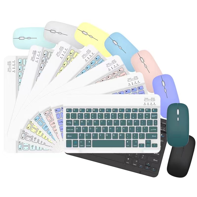 Bàn PhíM Bluetooth Không Dây Cho iPad Xiaomi Samsung Huawei Tablet Laptop IOS Android