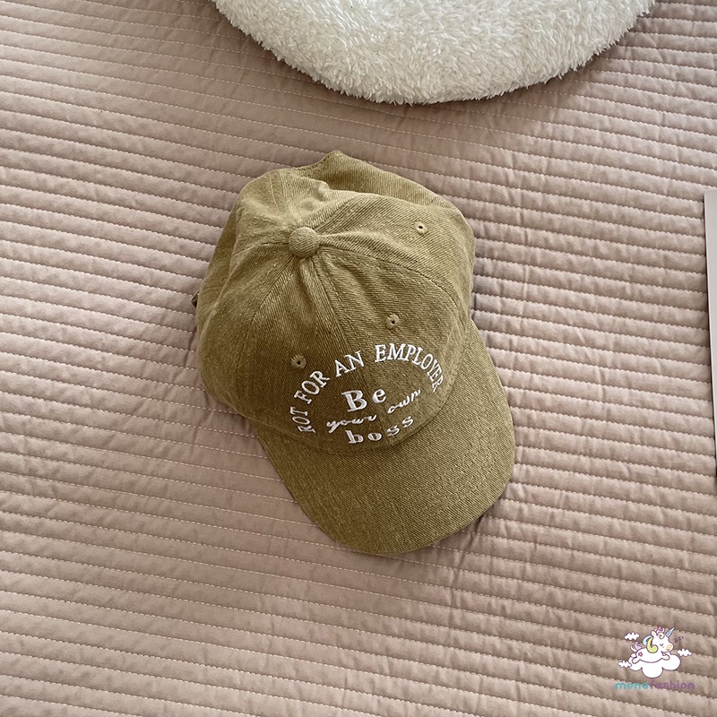 Mới Mũ Lưỡi Trai Chống Nắng Thêu Chữ Thời Trang Cho Bé