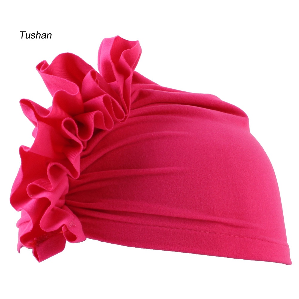 Mũ Cotton Màu Trơn Thoáng Khí Thắt Nút Thời Trang Xuân Hè Cho Bé Sơ Sinh