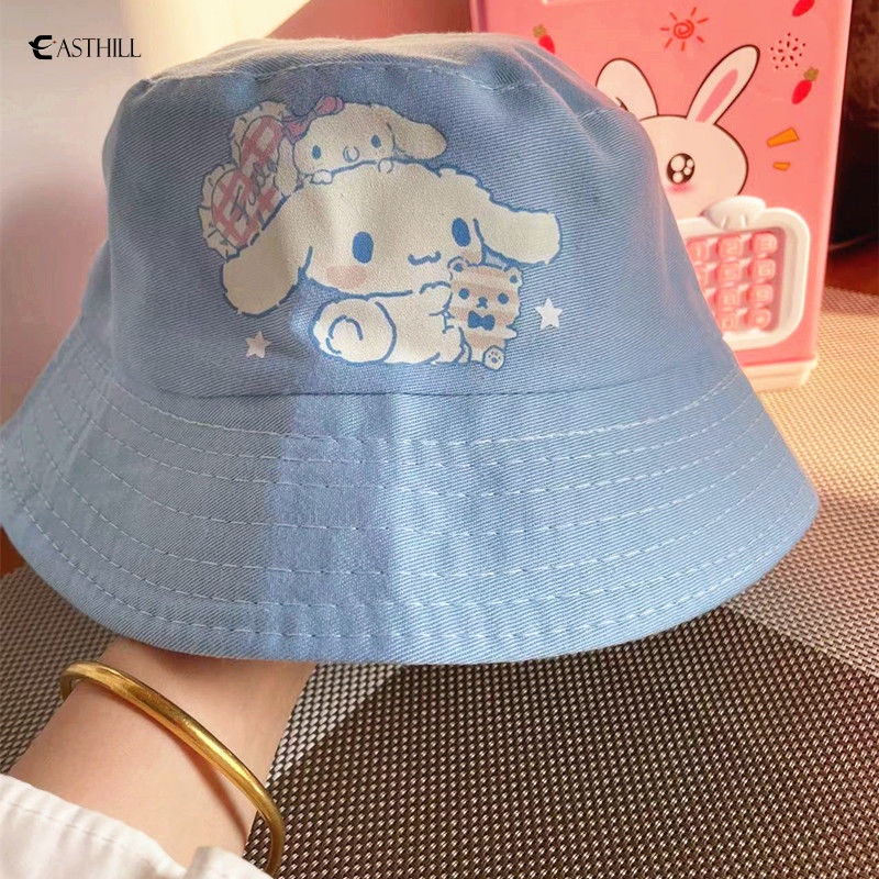 Mũ Ngư Dân Chống Nắng Chống Gió Chống Nước In Hình Sanrio Hello Kitty Kuromi My Meldoy Đáng Yêu