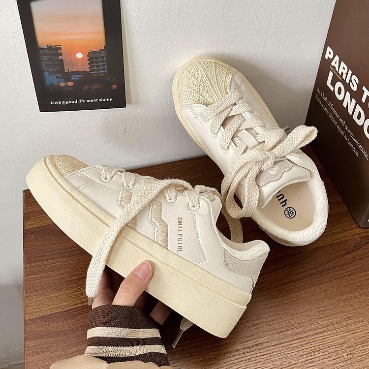 Giày Thể Thao Thêu Họa Tiết Vỏ Sò Thời Trang Dành Cho Nữ