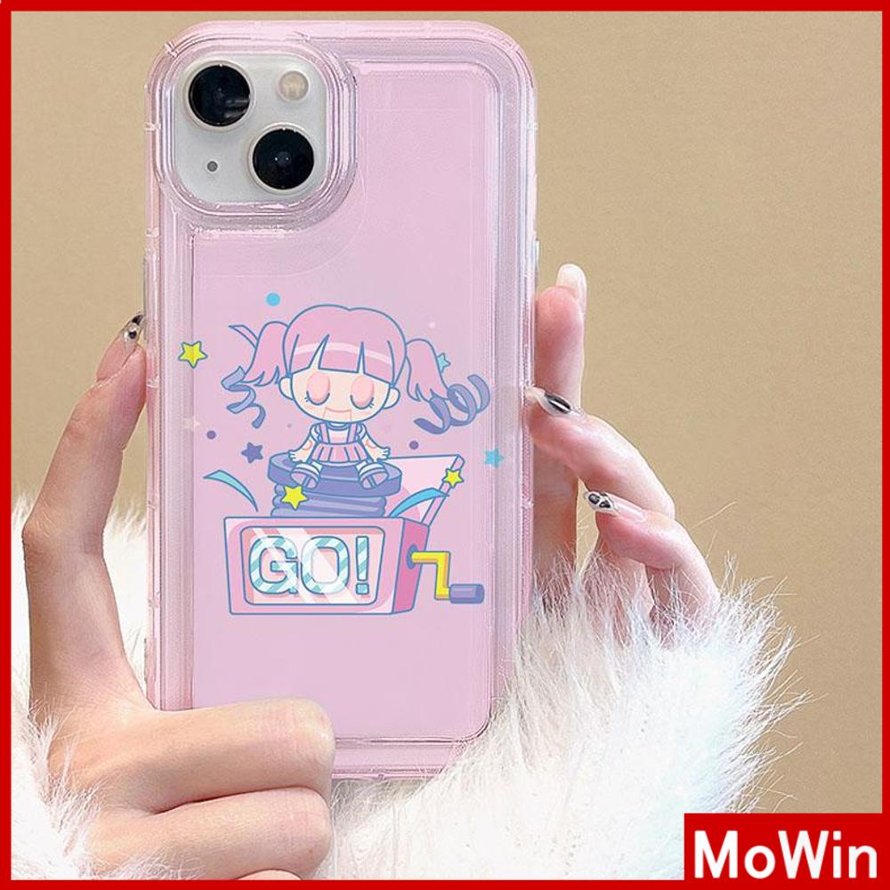 Ốp lưng iPhone 14 Pro Max Ốp Lưng iPhone Ốp Lưng Trong Suốt TPU Mềm Túi Khí Chống Sốc Cô Bé Dễ Thương Đi Tương Thích Với iPhone 13 Pro Max iPhone 12 Pro Max 11 8Plus 7Plus 6Plus XR XS
