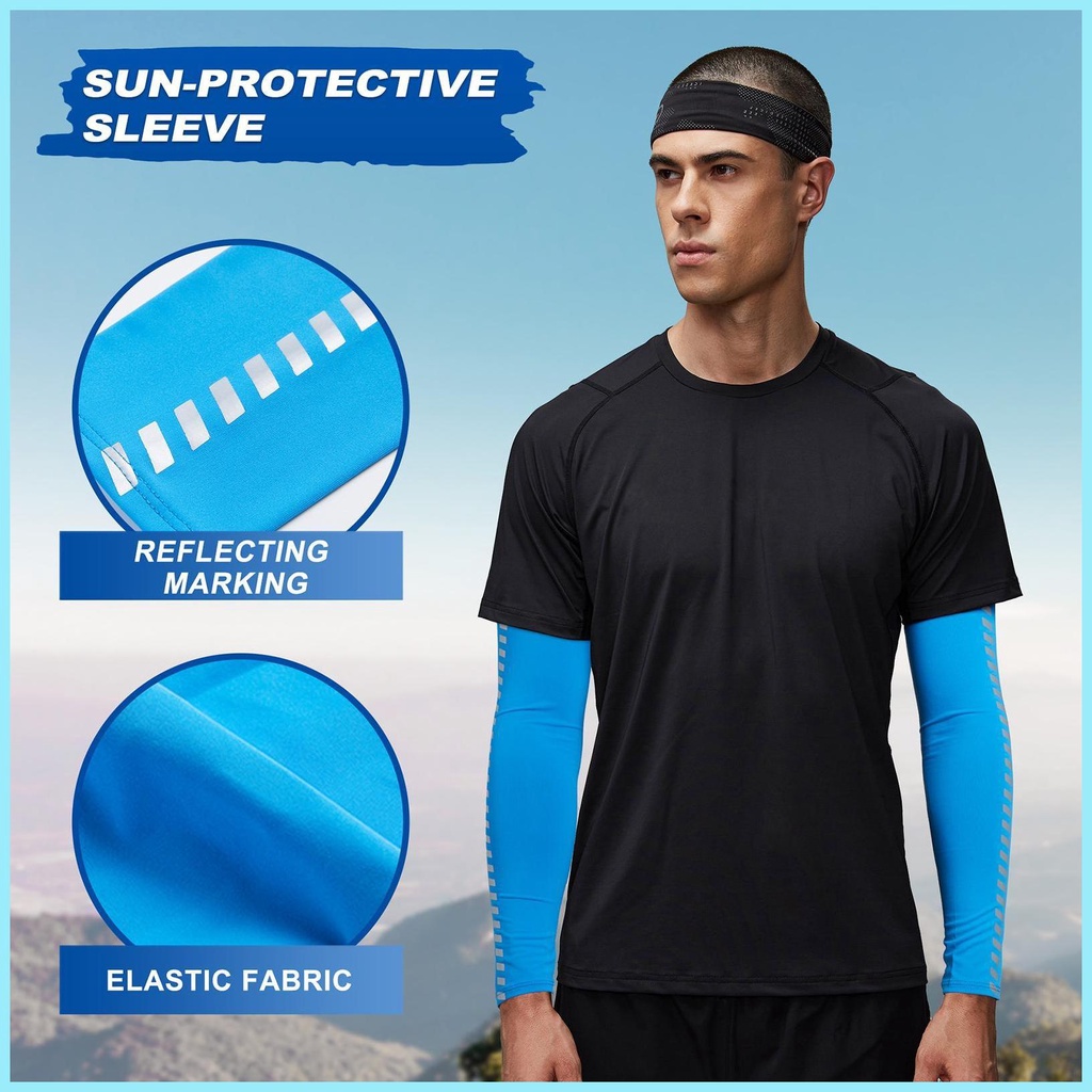 Ống Tay Áo Chống Nắng UPF 50 Bảo Vệ Cánh Tay Khi Lái Xe / Làm Vườn