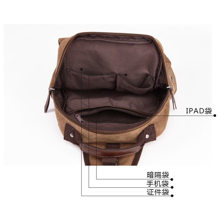 Túi Đeo Chéo Ngực Vải Canvas Phong Cách Thời Trang Mới Phù Hợp Cho Nam Và Nữ