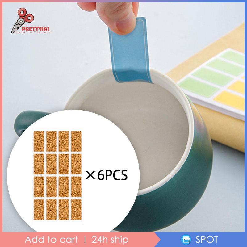 [Prettyia1] Giấy Ghi Chú Tự Dính Chống Thấm Nước Nhiều Màu Sắc Cho Văn Phòng Hoặc Làm Việc