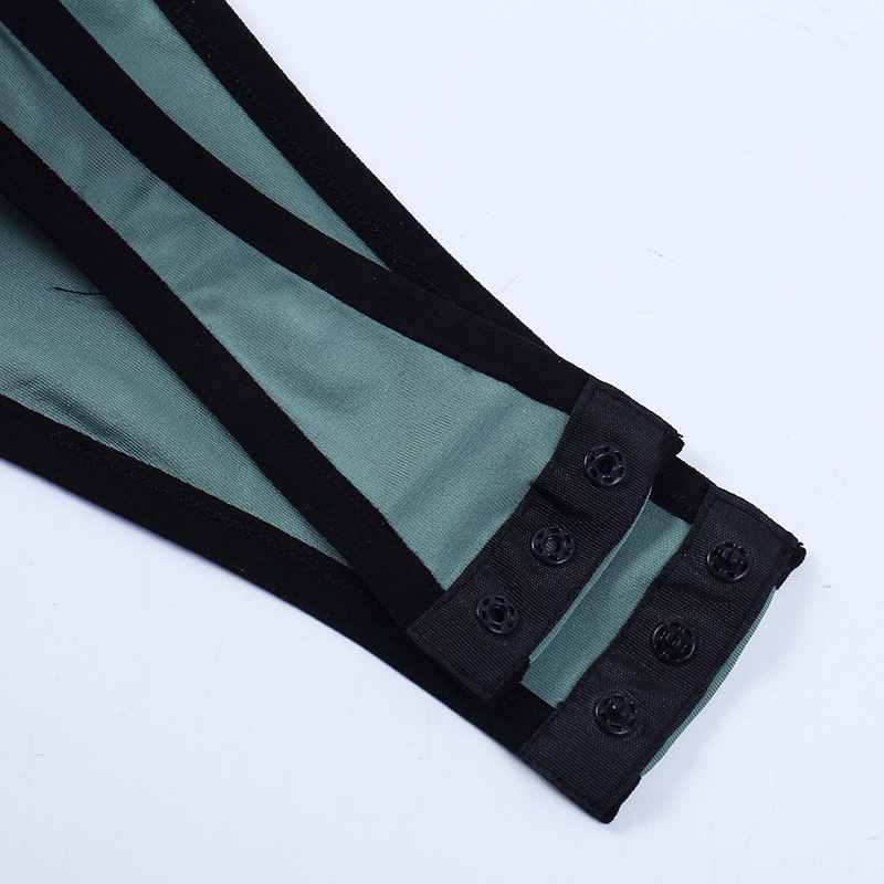 Bộ Áo Liền Quần Dáng Ôm In Chữ Thời Trang Cho Bạn Gái