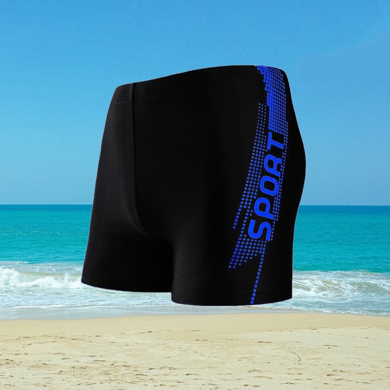 Quần bơi nam short vải dày co giãn 4 chiều thoải mái hoạt động AA7439