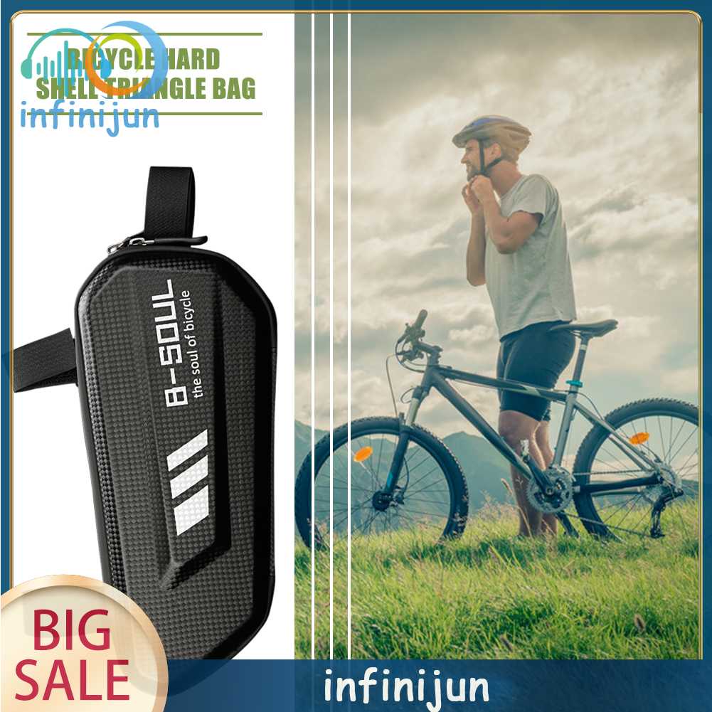 Túi Tam Giác Vỏ Cứng Chống Thấm Nước B-SOUL Gắn Yên Xe Đạp Leo Núi