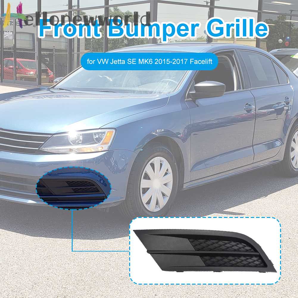 Ốp Đèn Sương Mù 5C 5C Chất Lượng Cao6853665Khung Lưới Tản Nhiệt Phía Trước Cho Xe VW Jetta SE MK6 2015-2017