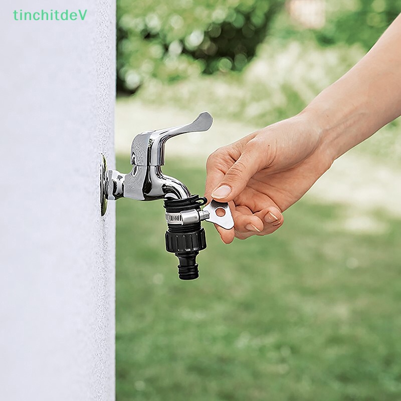 Đầu Nối Ống Nước Tưới Cây Bằng Nhựa Siêu Bền Tiện Dụng Cho Sân Vườn