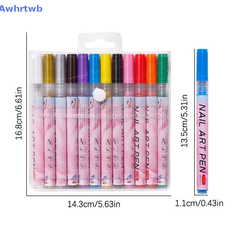 Bút Vẽ Móng Nghệ Thuật Chống Thấm Nước DIY Mới