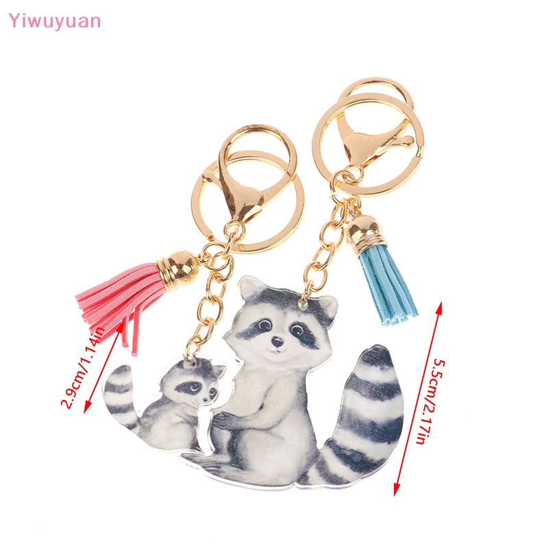 < Yiwuyuan > - Móc Khóa Mặt Hình Mèo Otters Kết Hợp Cá Nhân Hóa Mới