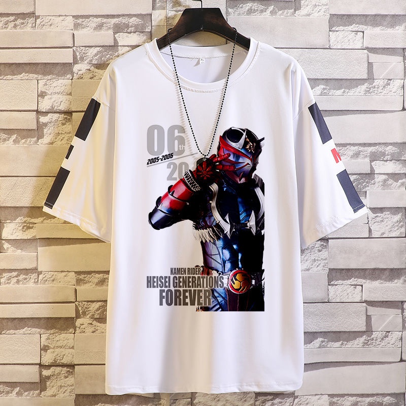 Áo Thun Tay Ngắn In Hình Kamen Rider Merchandise Thời Trang Mùa Hè Cho Nam
