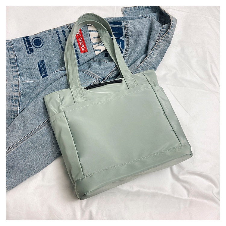 Túi Xách Nylon Adidas Tote đeo Vai Nhiều Ngăn Phong Cách Nhật Bản Cho Nữ