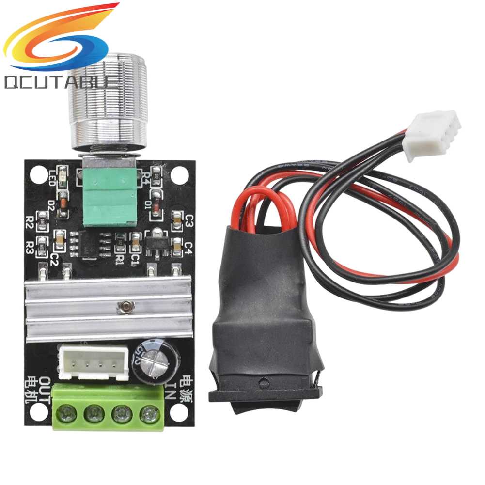 Công Tắc Điều Khiển Tốc Độ Động Cơ DC 6V 12V 24V 28V DC 3A