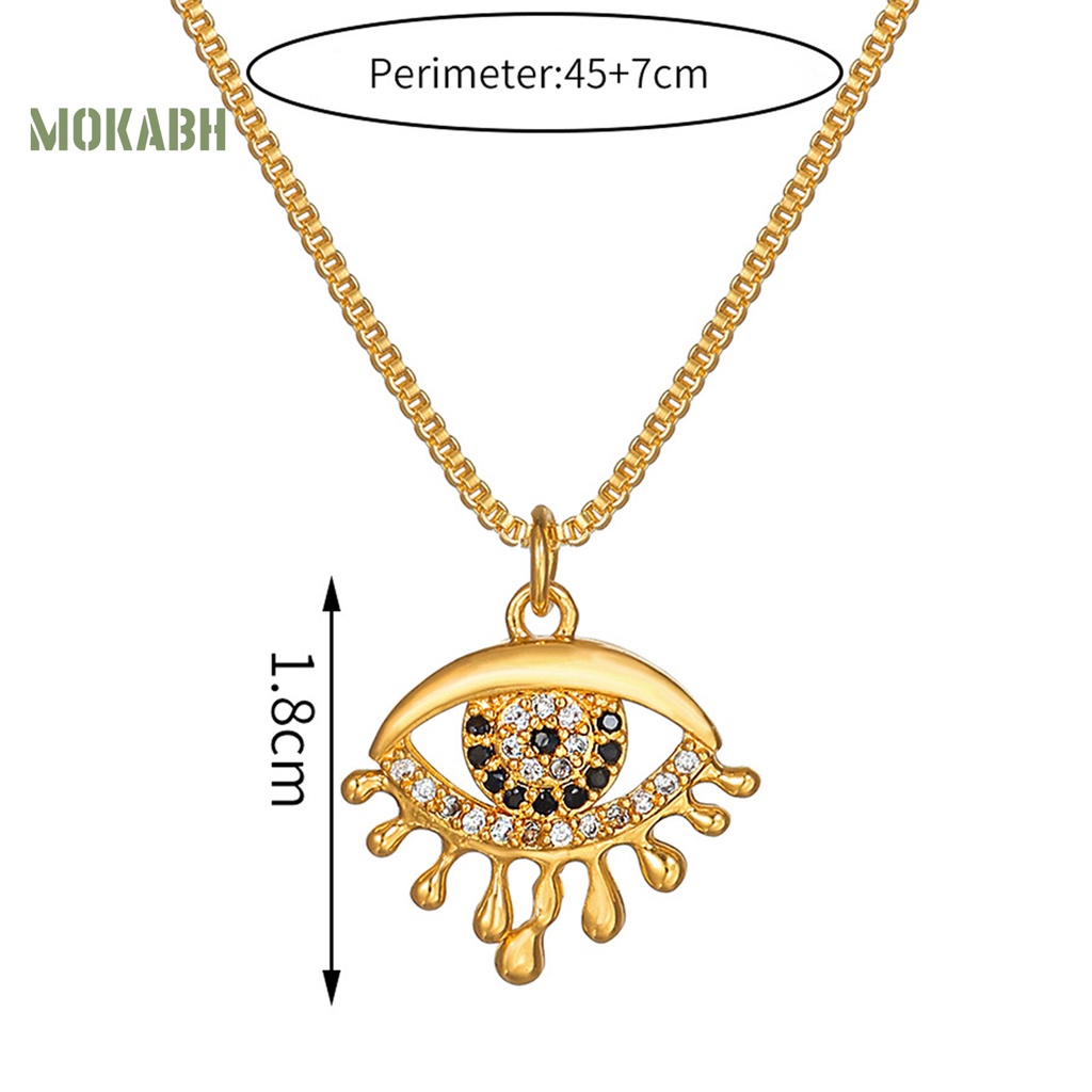 [Mới] Vòng cổ Mặt Đá Zirconia Tinh Tế Sáng Bóng Mạ Điện Chống Phai Màu Trang Sức