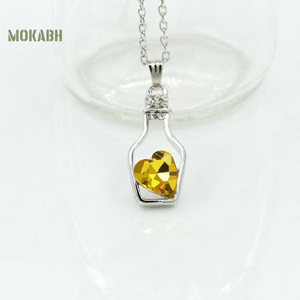 Vòng Cổ Choker Hợp Kim Mặt Trái Tim Đính Đá Chống Trầy Xước Thời Trang Cho Nữ