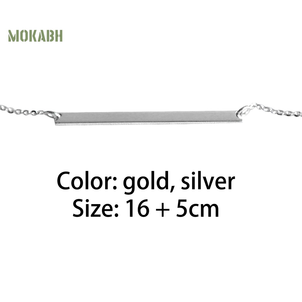 Vòng Tay Hợp Kim Mỏng Không Phai Hình Thanh Hợp Kim Đơn Giản Cho Nữ