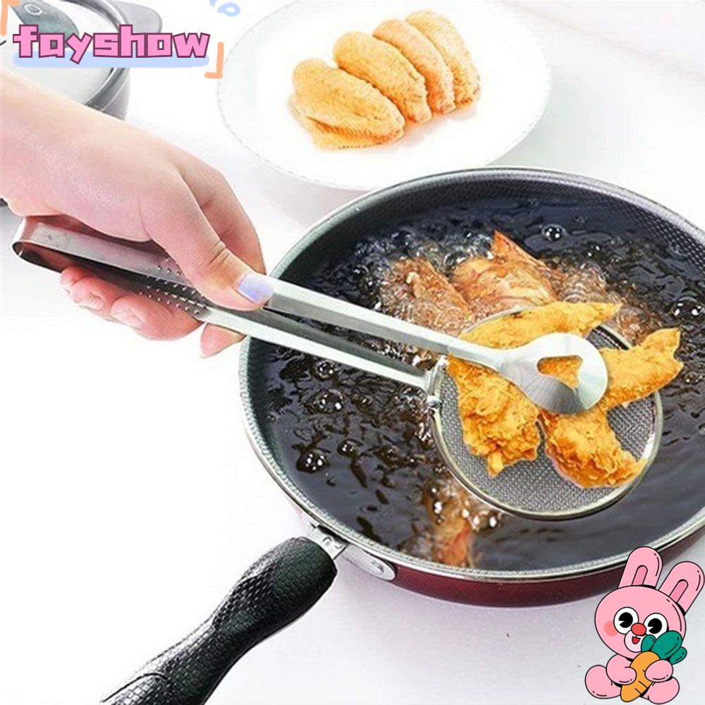 Dụng Cụ Lọc Dầu Chiên Ráo Dầu Đa Năng Bằng Thép Không Gỉ Cho Nhà Bếp