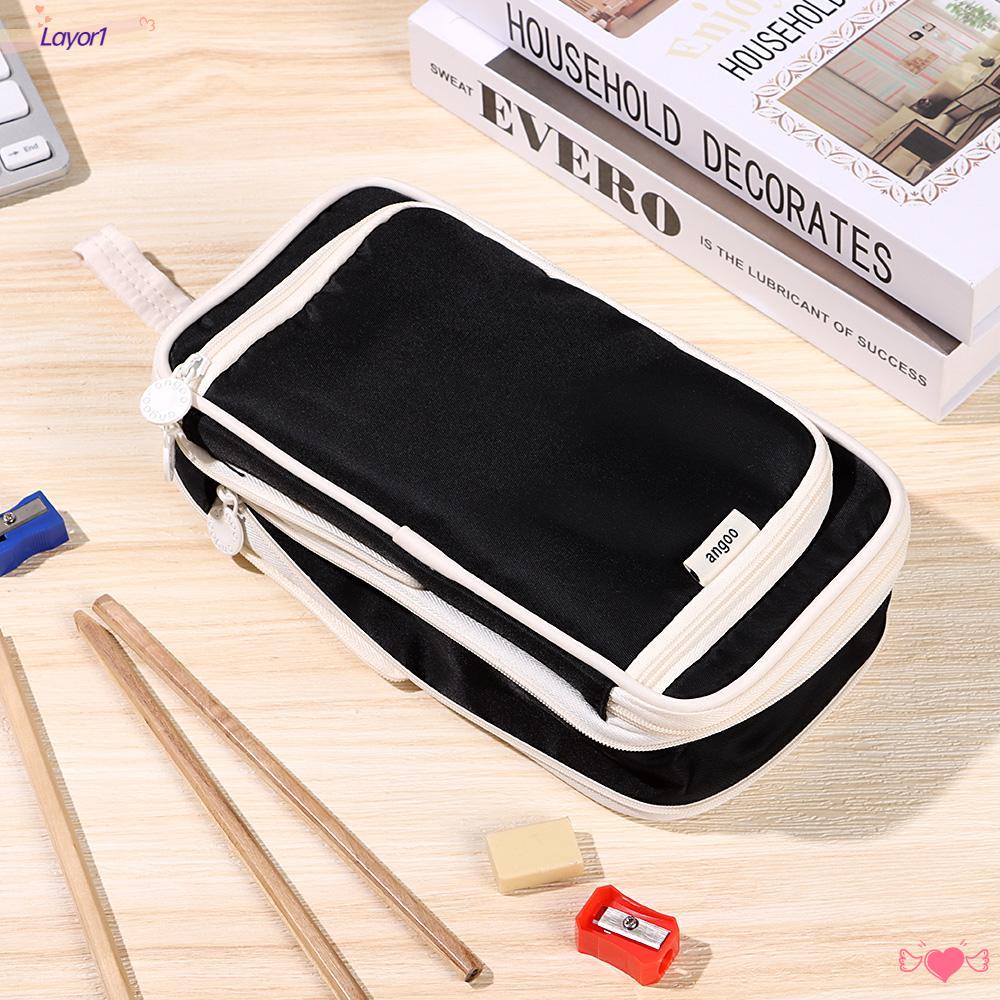 Túi Đựng Bút Cỡ Lớn Có Khóa Kéo LAYOR1 Tiện Dụng Cho Học Sinh