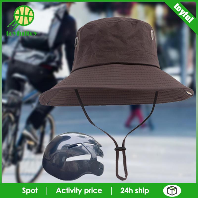 Mũ Bucket Vành Rộng Có Dây Gấp Gọn Tiện Dụng Cho Hoạt Động Ngoài Trời