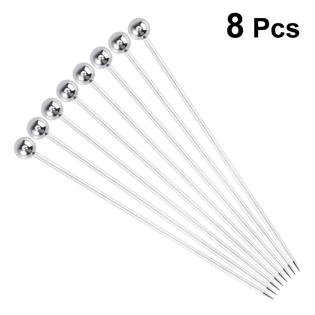 Set 8 Xiên Trái Cây Bằng Thép Không Gỉ