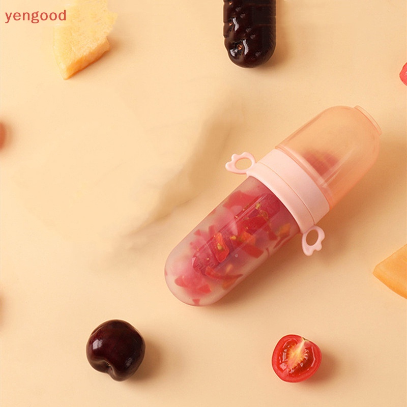 Bình Sữa Kèm Muỗng Bằng Silicone Tiện Dụng Dành Cho Trẻ Nhỏ