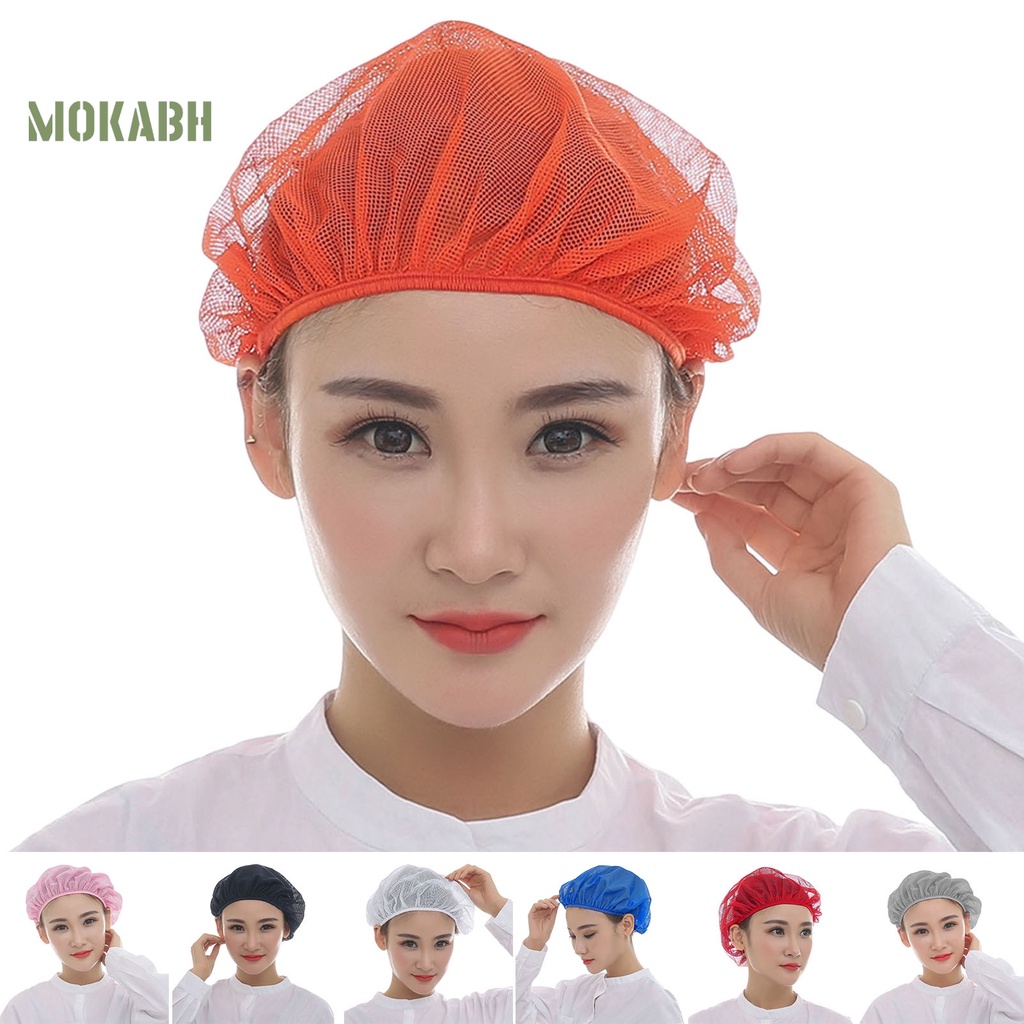 [Mok Abh] Mũ Lưới Thoáng Khí Chống Rớt Chống Bụi Chống Ngã Có Thể Điều Chỉnh Dành Cho Nam Nữ Làm Việc Hàng Ngày