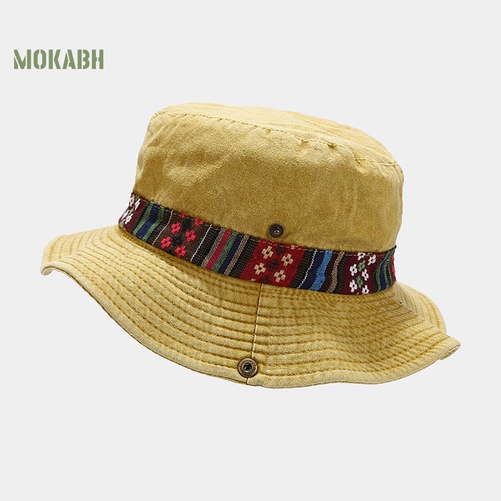 Abh Mũ Tai Bèo Họa Tiết Hình Học Có Thể Điều Chỉnh Kích Thước Cho Nam Và Nữ